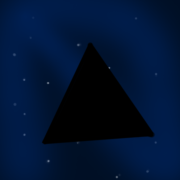 black triangle ufo